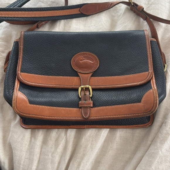 Dooney & Bourke Navy Leather Crossbody Bag - Picture 2 of 13
